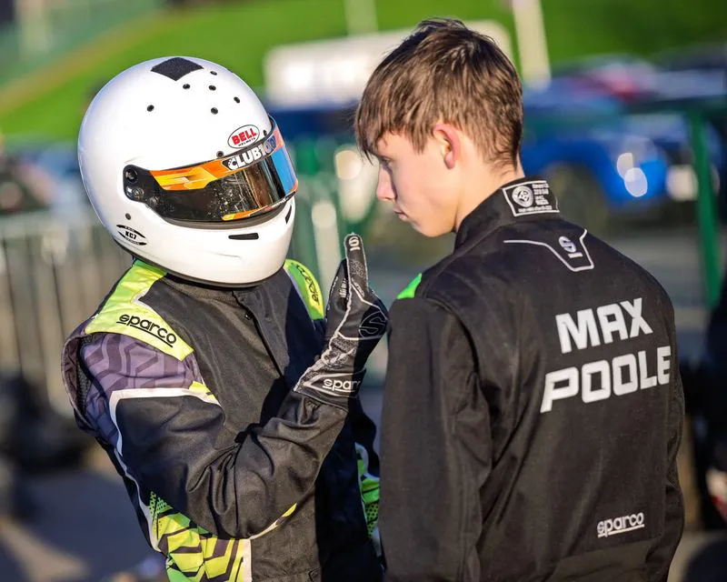 SILVERSTONE KART TRACK CLUB100 PEP TALK
